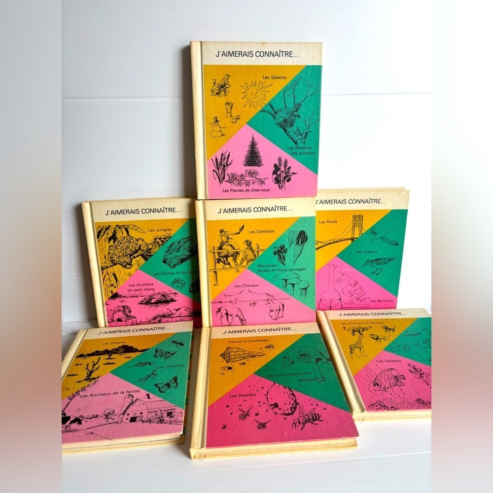Grolier Limité 1974 Montréal Books Set of 7